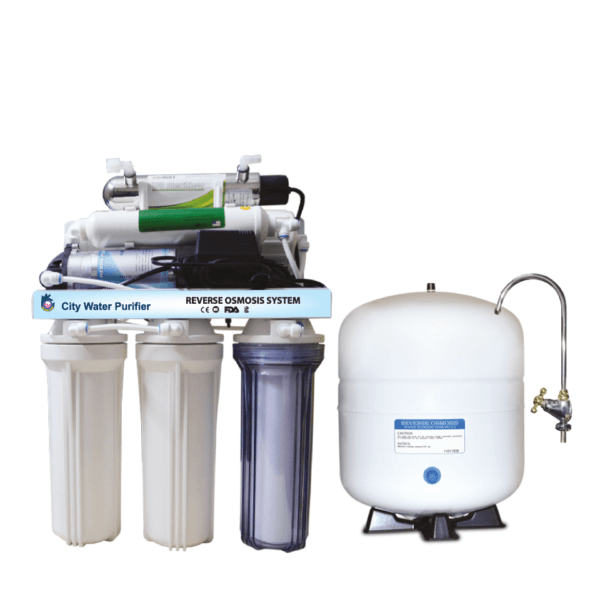 City Gold (RO+ Mineral +UV) Water purifier rear view product image